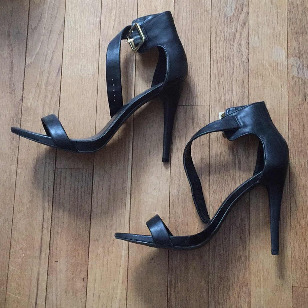 Black high heels